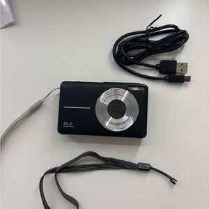 Digital Camera with USB Cable - Black